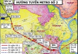 TP HCM khởi công xây tuyến tàu điện ngầm số 2 